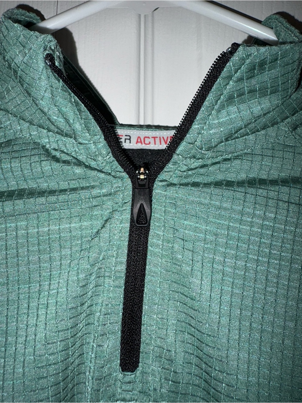 Spyder Men's Green Zip Pullover - Picture 3 of 6